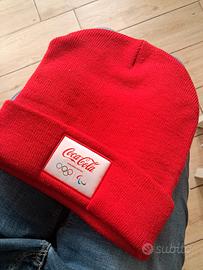 cappellino coca cola olimpiadi Milano cortina 