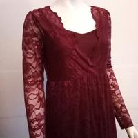 Vestito  Intimissimi in pizzo bordeaux