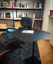 Tavolino design acciaio