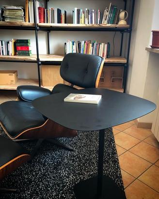 Tavolino design acciaio