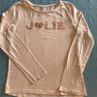 MAGLIA MANICHE LUNGHE KIABI BAMBINA 10 ANNI