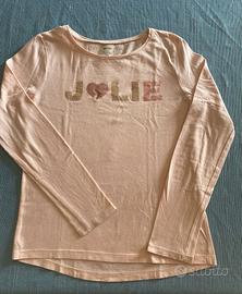 MAGLIA MANICHE LUNGHE KIABI BAMBINA 10 ANNI