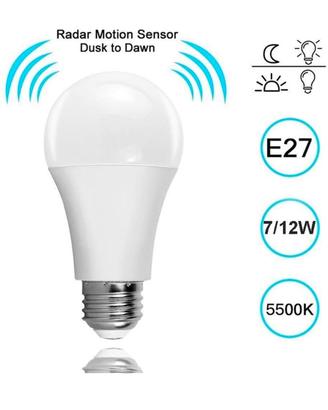 Lampadina con sensore di movimento
