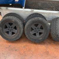 N5 cerchi e gomme nuove bf goodrich wrangler