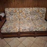 Divano letto in legno