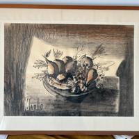 M. Miollo - Natura morta - acquerello anni 60