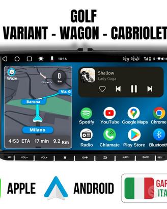 Vk Golf - Variant - Wagon Autoradio Android 9 pol.