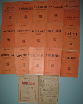 Libretti opere liriche dal 1896 al 1932