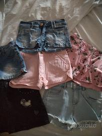 Jeans corti bimba