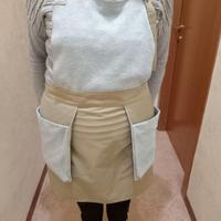 Grembiule pulizie e cucina nuovo con tasche