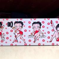 Quadro Betty Boop Su Tavola In Legno MDF Anno 2011