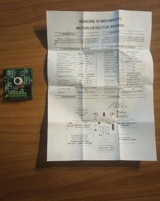 Sensore di movimento all'infrarosso passivo
