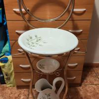 porta bacinella e vaso 