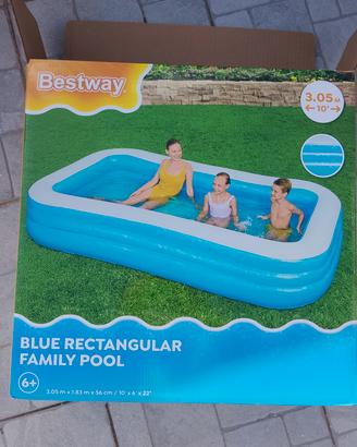 piscina rettangolare 3,05 x  1,83 x 0,56 mt