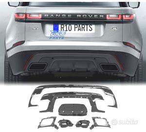 DIFFUSORE RANGE ROVER VELAR 17- LOOK R DYNAMIC NER