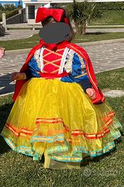 Vestito carnevale Biancaneve