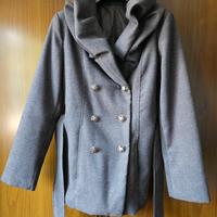 Cappotto giacca elegante donna grigio