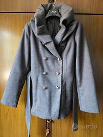 Cappotto giacca elegante donna grigio