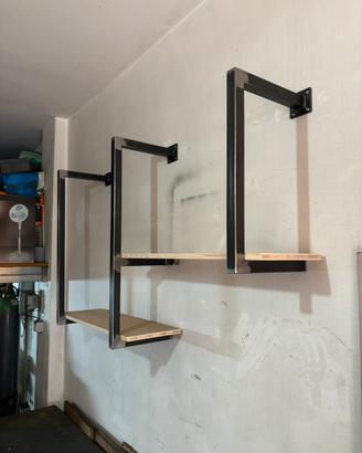 Mensole moderne stile industrial su misura