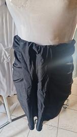 gonna nera elasticizzata 