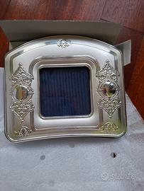 Cornice portafoto piccola da tavolo argento