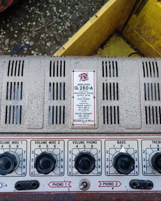 Amplificatore a valvole vintage Geloso