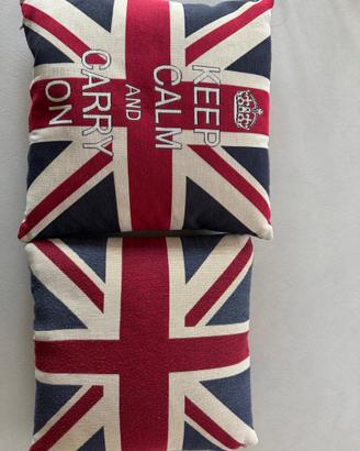 Cuscini con bandiera inglese