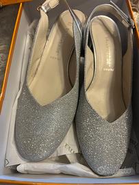 Scarpe decolte” grigie donna  numero 38