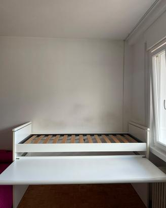 Letto con scrivania