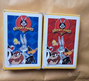 Carte looney tunes. Mai giocate. Scatola rovinata