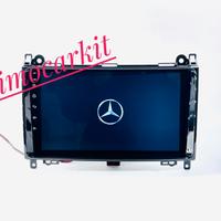 Car tablet android 12 carplay per classe a b vito