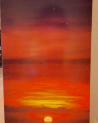 Quadro tramonto 
