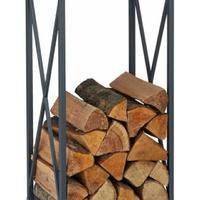 Porta legna in metallo