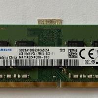 SAMSUNG Memoria RAM da 4 GB DDR4 2666 MHz