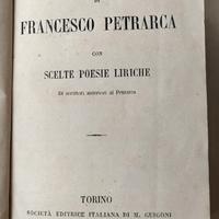 1857 Rime di F. Petrarca