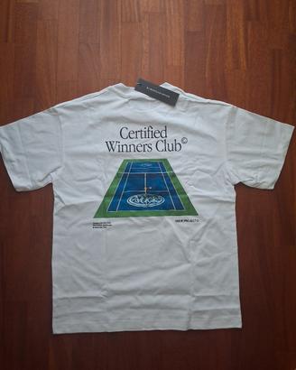 tshirt nude project tennis tee blianca taglia L