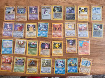 lotto carte pokemon vintage
