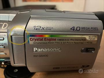 Videocamera MiniDV Panasonic NV-GS400 3CCD - Audio/Video In