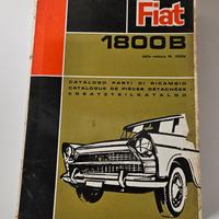 Catalogo parti di ricambio Fiat 1800 B trilingue 