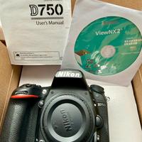 Nikon D750 – Reflex Full Frame – come nuova