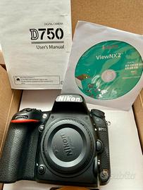 Nikon D750 – Reflex Full Frame – come nuova