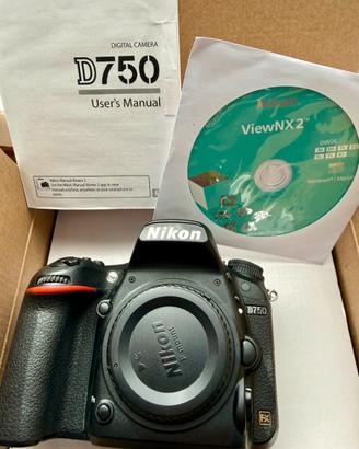 Nikon D750 – Reflex Full Frame – come nuova