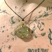 Collana fatta a mano interamente da me regolabile