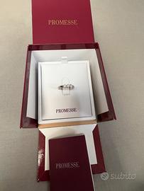 Anello trilogy in oro con diamanti