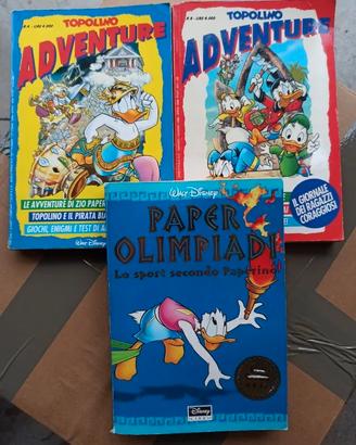 Fumetti Disney Adventure e Paper Olimpia