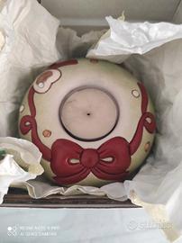 porta candele natalizio Thun