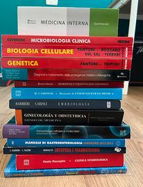 Lotto di 15 libri universitari di Medicina
