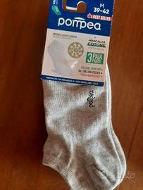 3 fantasmini uomo cotone TG 39/42 colore grigio