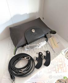 Longchamp mini graphite grey