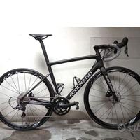 fibra carbonio bici corsa taglia 54 M ruote disco